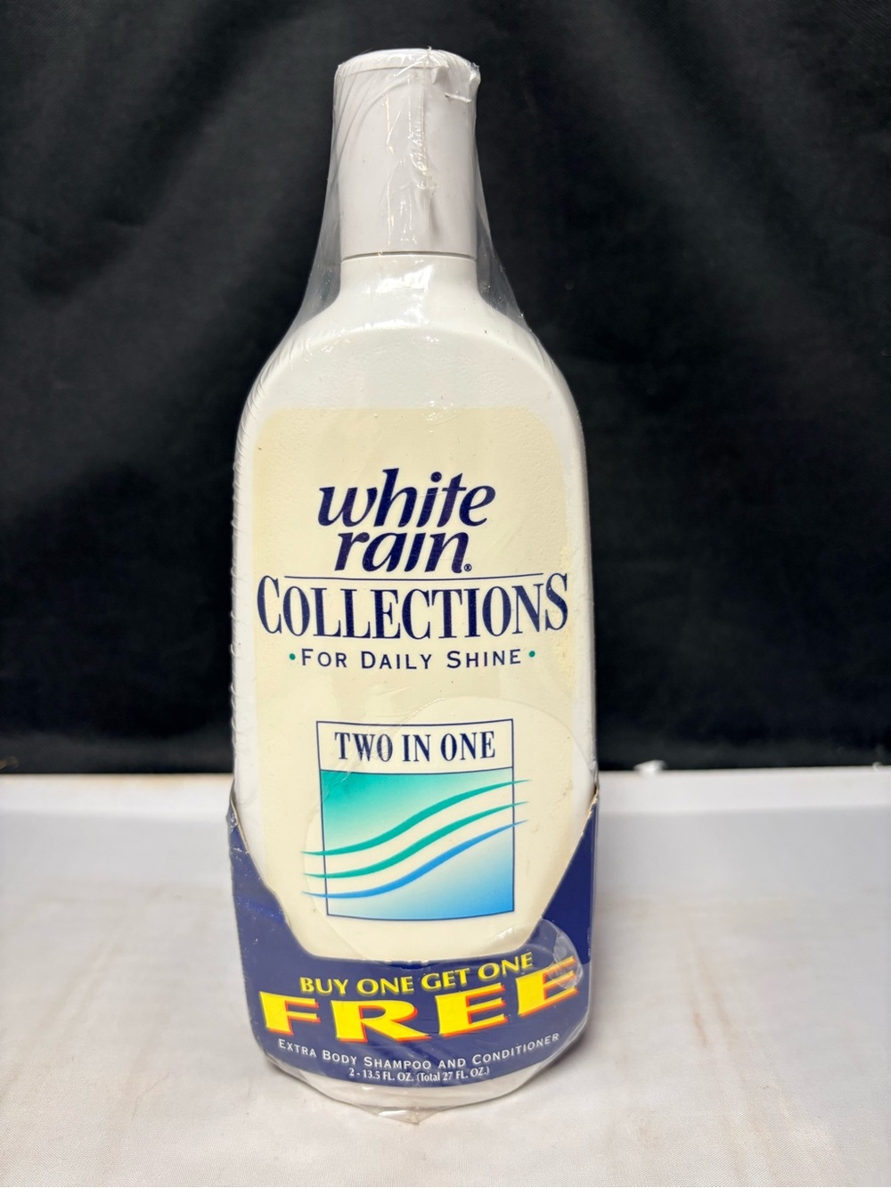 Vtg White Rain Collections 1990’s Two Bottles Two In One Extra Body NIB